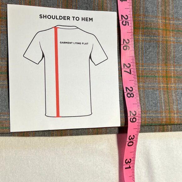 🧥 Steve Madden Women's Oversized Double Breasted Plaid Blazer Jacket – Size L - Picture 10 of 12